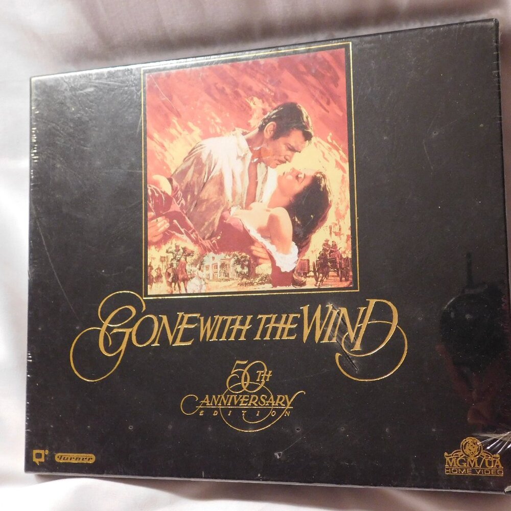 GONE WITH THE WIND VHS 50TH ANNIVERSARY BOX SET LIMITED EDITION NEW SEALED BOX